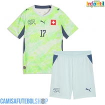 Camisa de time de futebol Suíça Ruben Vargas #17 Replicas 2º Equipamento Infantil Mundo 2026 Manga Curta (+ Calças curtas)